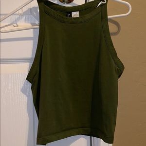 Never worn dark green top